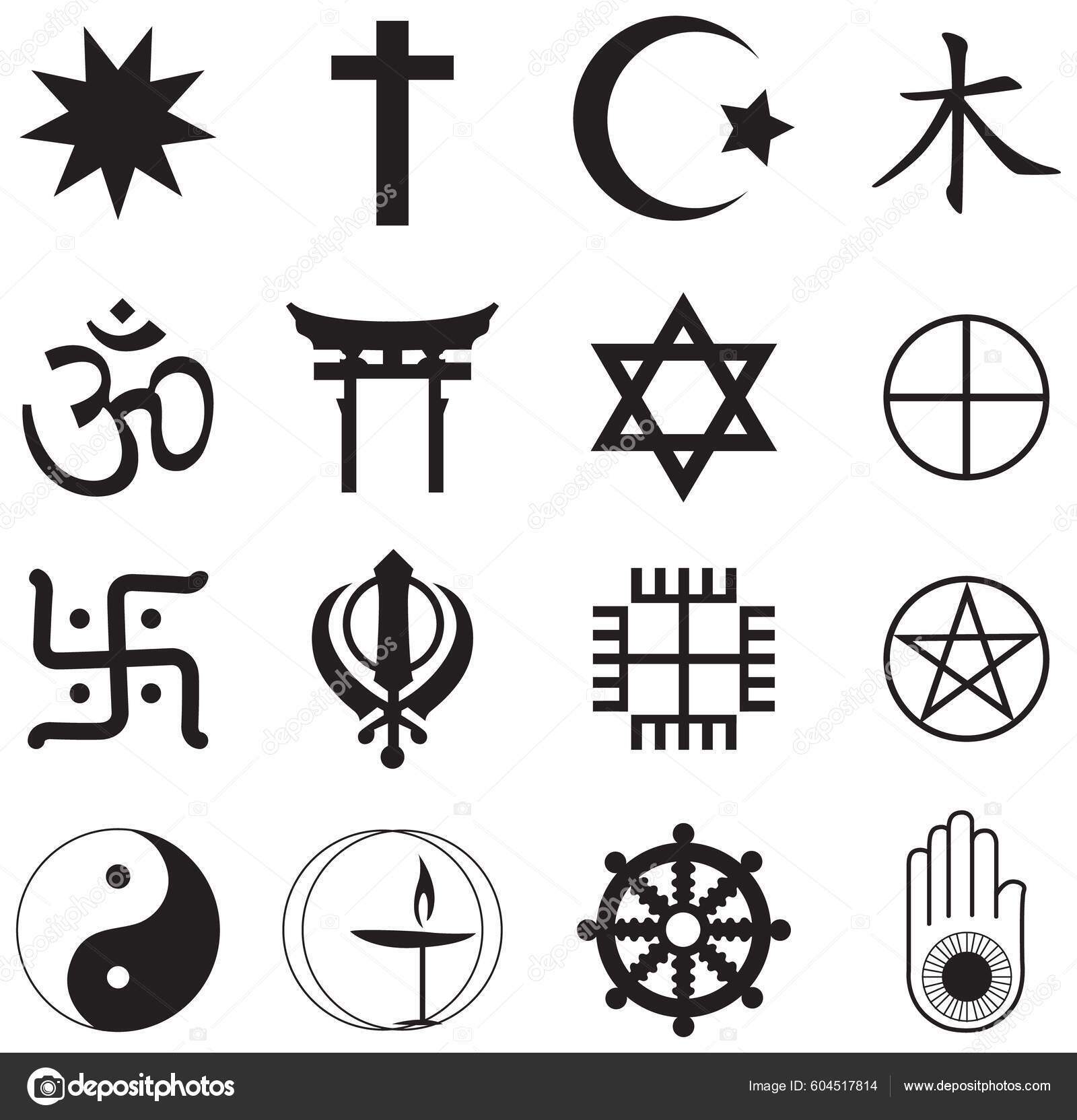 World Religion Symbols Concept Illustration Stock Vector By world-religion-symbols-concept-illustration-stock-vector-by