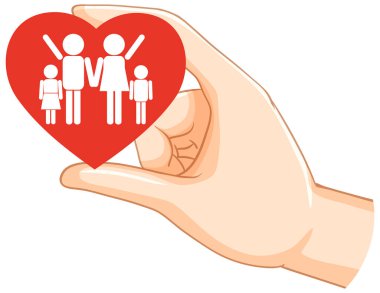Family member symbol vector illustration