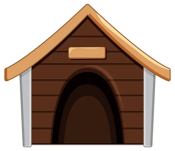 Doghouse Cartoon Style Illustration — Stock vektor