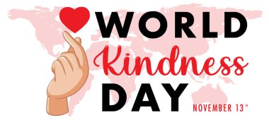 World Kindness Day Poster Design illustration