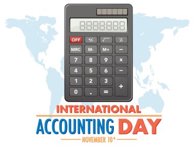 International Accounting Day Poster Design illustration
