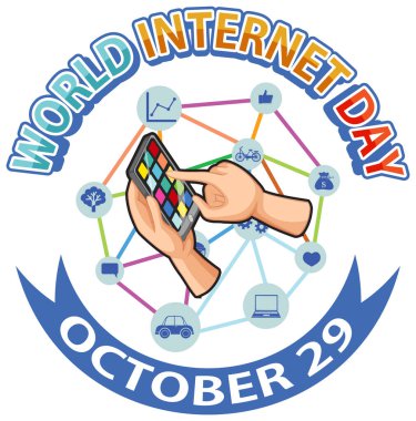 World Internet Day Banner Design illustration