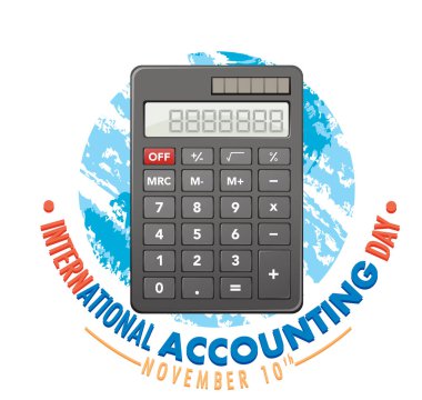 International Accounting Day Poster Design illustration