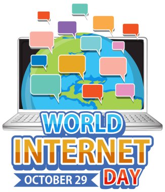 World Internet Day Banner Design illustration