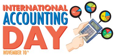 International Accounting Day Poster Design illustration