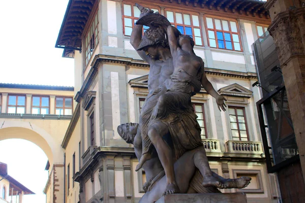 Reneszánsz Szobrok Olasz Firenzében — Stock Fotó
