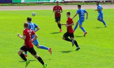 Belarus Futbol Şampiyonası. Mayıs 2020. Dinamo Brest ve Belshina takımları arasındaki maç.