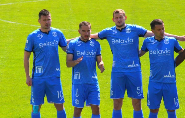 Campeonato Bielorrusso Futebol Maio 2020 Partida Entre Equipes Dynamo Brest — Fotografia de Stock