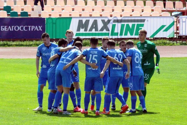 Championnat Football Biélorusse Mai 2020 Match Entre Les Équipes Dynamo — Photo