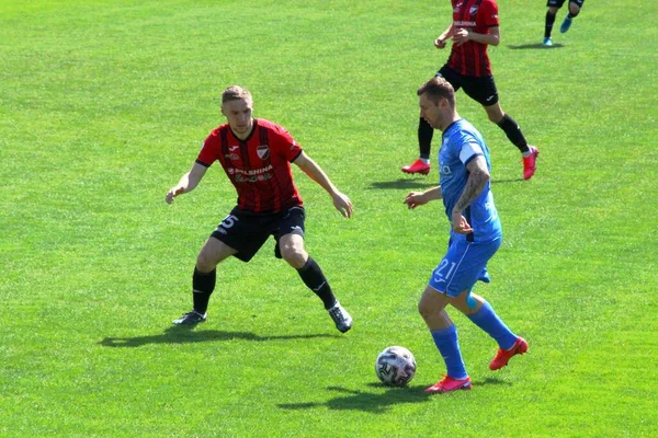 Campeonato Bielorruso Fútbol Mayo 2020 Partido Entre Los Equipos Dynamo — Foto de Stock