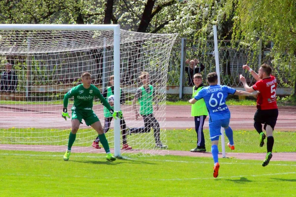 Championnat Football Biélorusse Mai 2020 Match Entre Les Équipes Dynamo — Photo