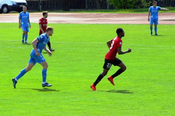 Campeonato Bielorruso Fútbol Mayo 2020 Partido Entre Los Equipos Dynamo —  Fotos de Stock