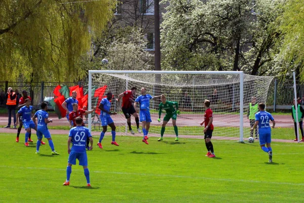 Belarus Futbol Şampiyonası Mayıs 2020 Dinamo Brest Belshina Takımları Arasındaki — Stok fotoğraf