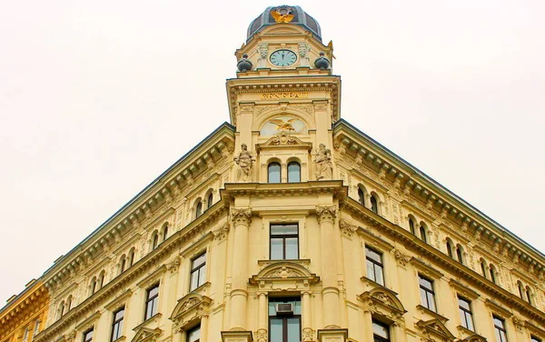 비엔나 오스트리아 2019 역사적 오스트리아 거리를 바라보라 일반적 둥근돌 — 스톡 사진