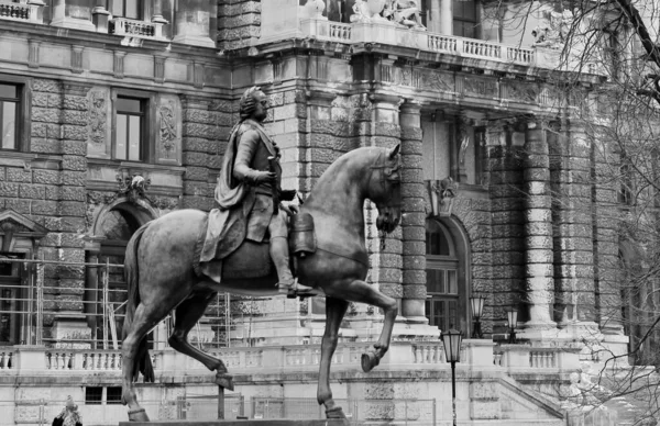 Wien Österrike April 2019 Kejsar Franz Joseph Staty Burggarten — Stockfoto