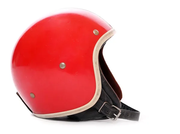 Retro helm op een witte achtergrond — Stockfoto