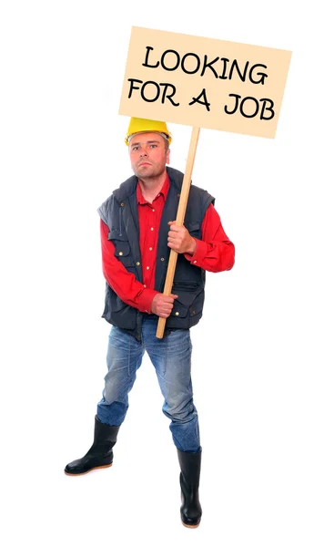 Fired worker looking for a job. — Stock Photo, Image