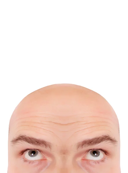 Κεφάλι closeup των ανδρών — Φωτογραφία Αρχείου