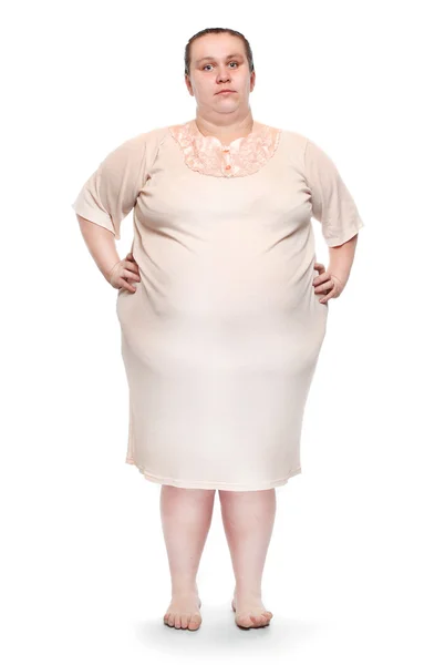 Overweight woman — Stock Photo, Image