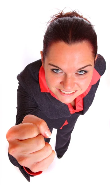 Angry businesswoman — Stock Photo, Image