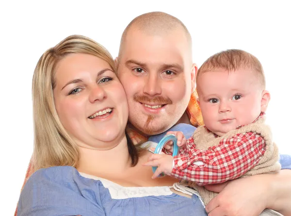 Happy family together. — Stock Photo, Image