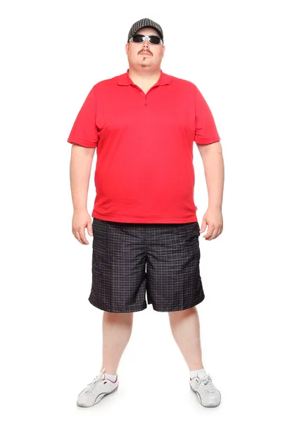 Homem plus size — Fotografia de Stock