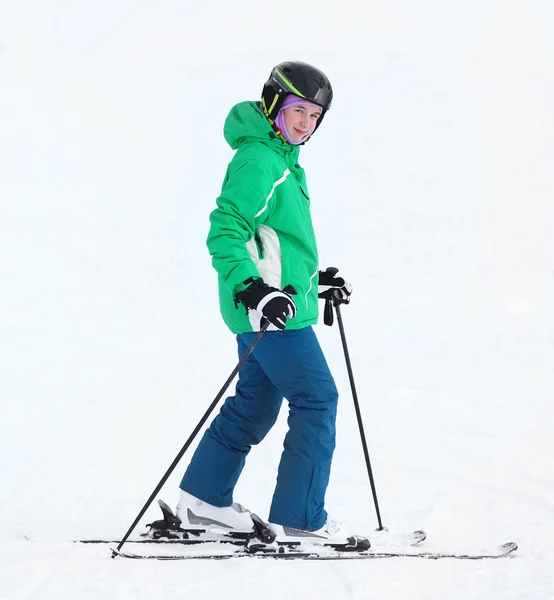 Snowboarder woman — Stock Photo, Image