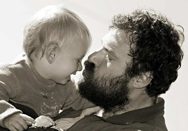 Young father and his son together — Stock Photo, Image