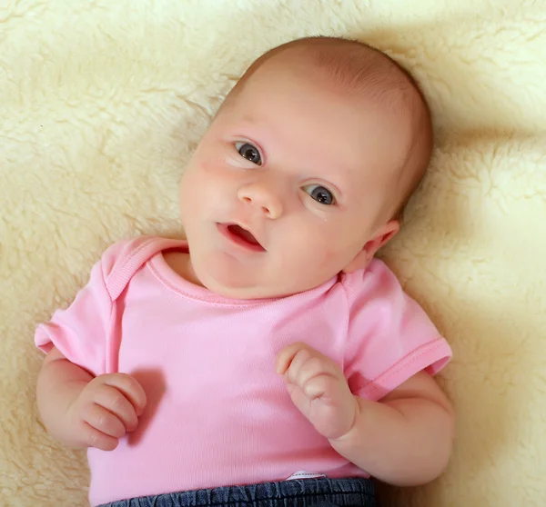 Portrait of a newborn girl — Stok fotoğraf