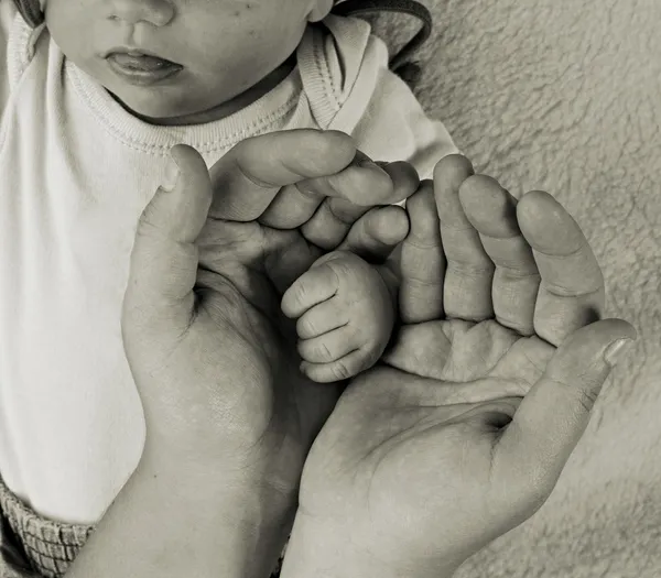 Little baby fingers — Stock Photo, Image