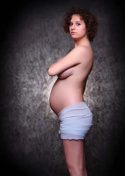 Mujer embarazada feliz — Foto de Stock