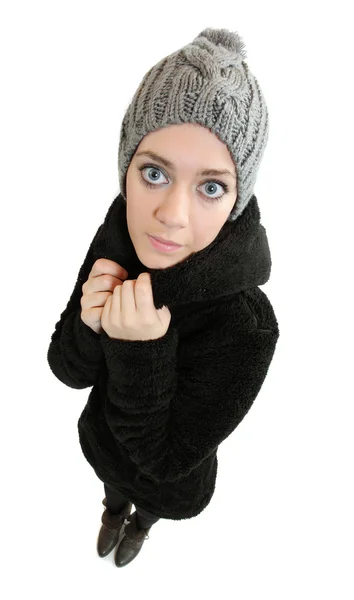 Cappello donna in maglia — Foto Stock
