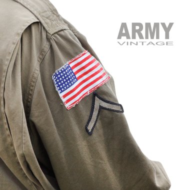 Amerikan battledress bayrağı yama