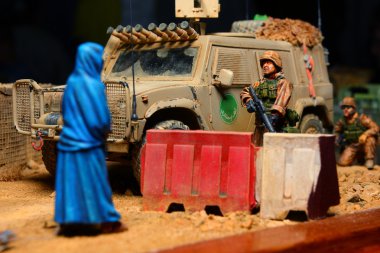 kontrol noktasına Irak plastik kit