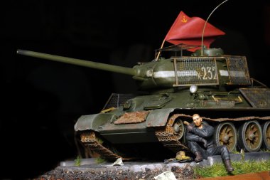 İkinci Dünya Savaşı olay Sovyet askeri tank ile