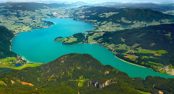 Mondsee lake — Stockfoto