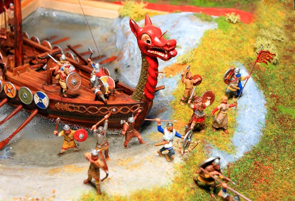 Slag bij Vikingen — Stockfoto