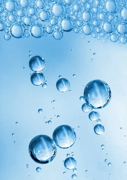 Bubbles in liquid - abstract nature background. — Stock Photo, Image