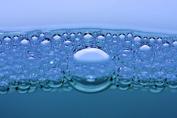 Bubbles in liquid - abstract nature background. — Stock Photo, Image