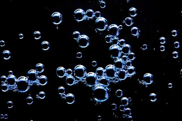 Bubbles in liquid - abstract nature background. — Stock Photo, Image