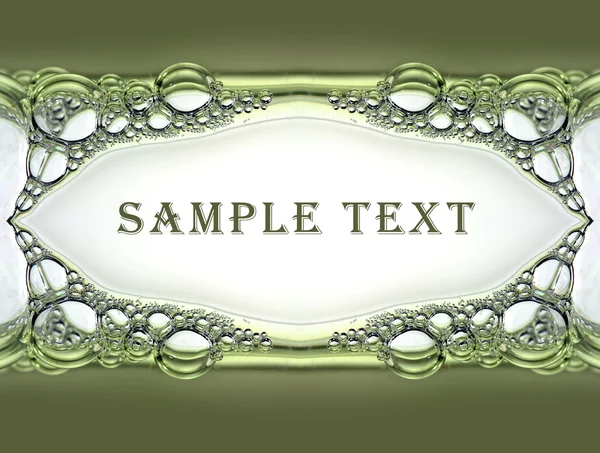 Boil in liquid, abstract organic background and easy removable text. — Stock Photo, Image