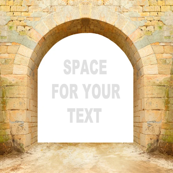 Gotiska fönster med utrymme för din text. — Stockfoto