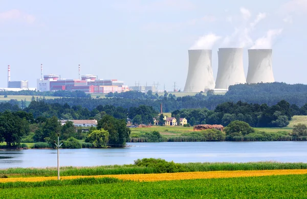 Kernkraftwerk. — Stockfoto