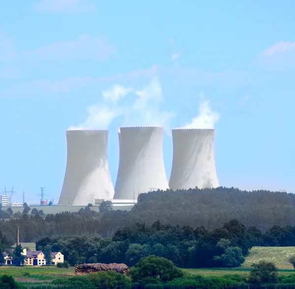 Central nuclear. — Fotografia de Stock