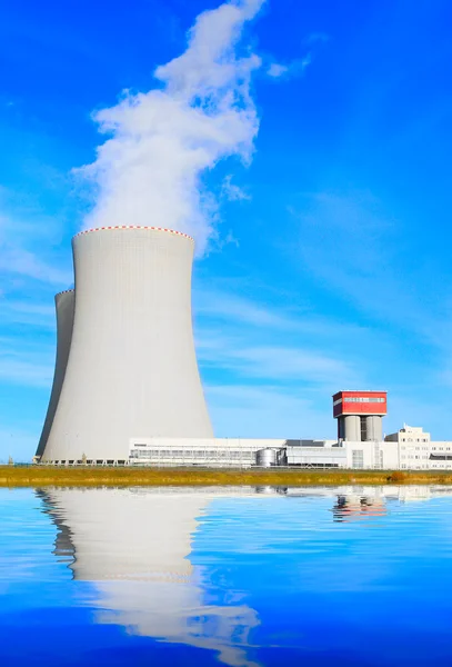 Central nuclear. — Foto de Stock