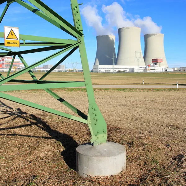 Kernkraftwerk. — Stockfoto