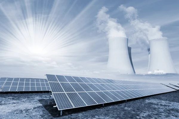 Solar power station — Stock Photo, Image