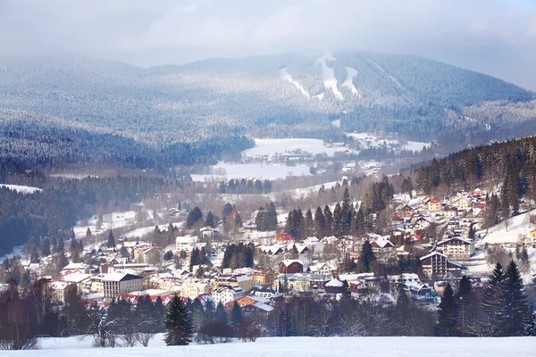 Estación de esquí de Zelezna Ruda — Foto de Stock