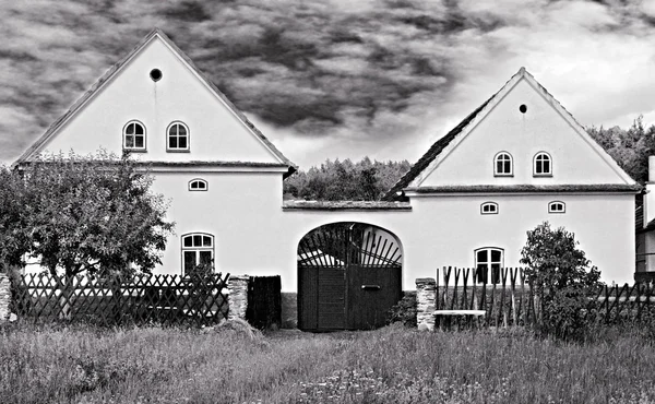 Czech traditional rural house — Stock Photo, Image