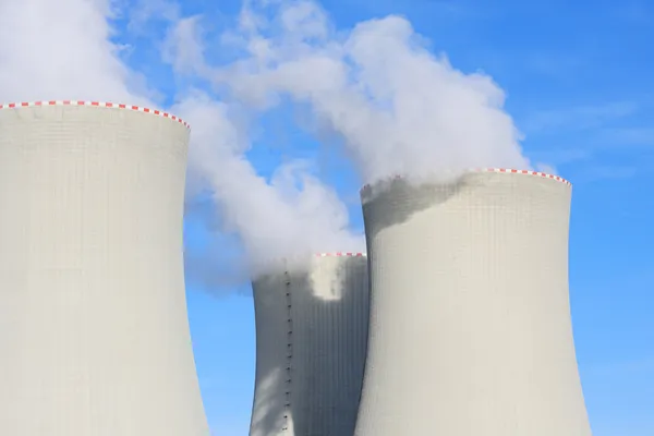 Nuclear power plant Royalty Free Stock Photos